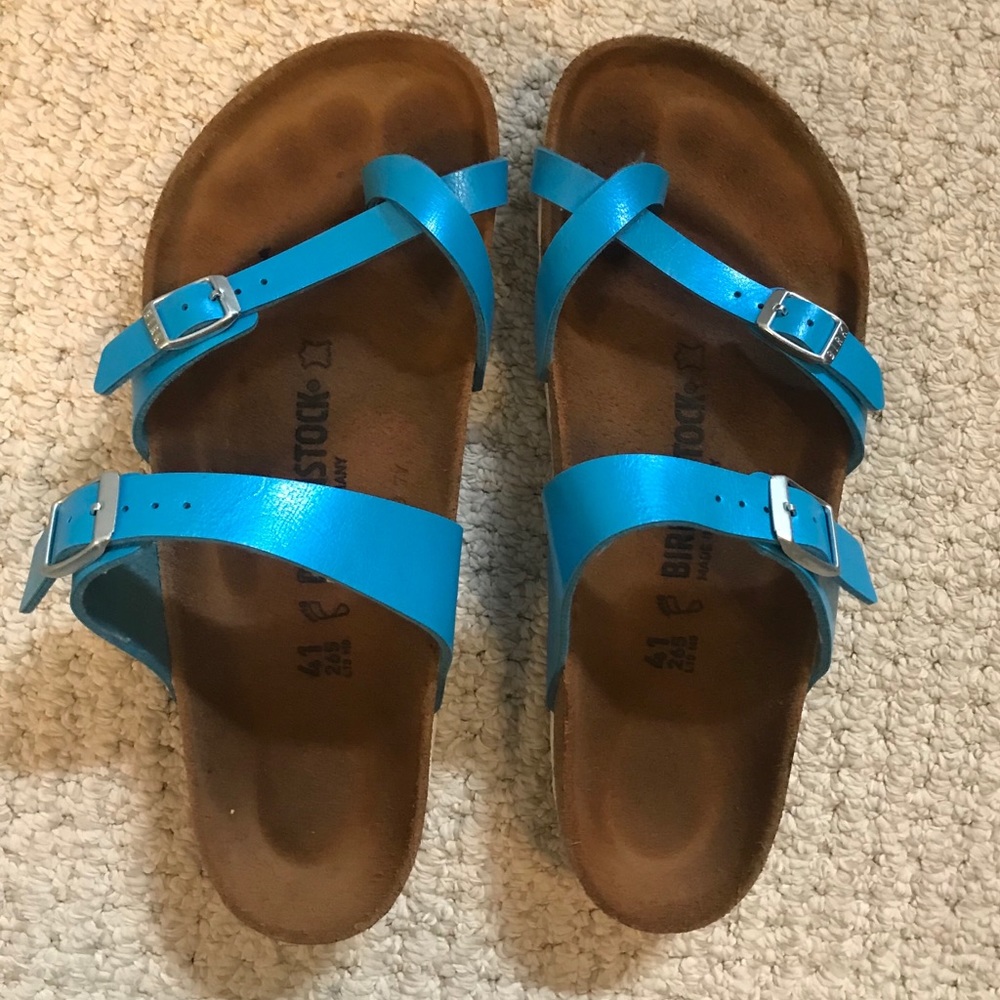 Electric Blue Birkenstock
